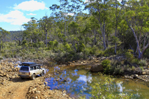 4 X 4 Australia Explore 2022 Tasmania Creek Crossing